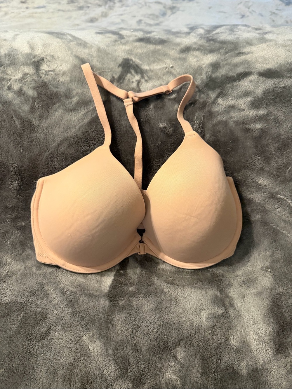 Victoria's Secret Nude Front-Closure T-Shirt Bra - Light Beige